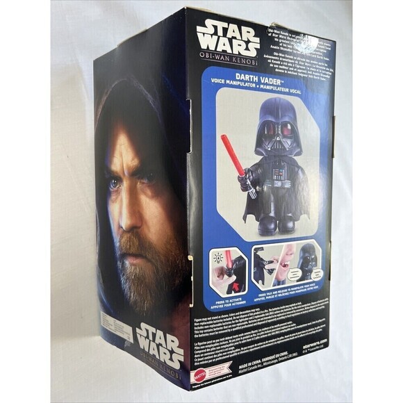 Star Wars Obi Wan Kenobi Series Darth Vader Helmet Voice Manipulator 11" Plush - Picture 2 of 4